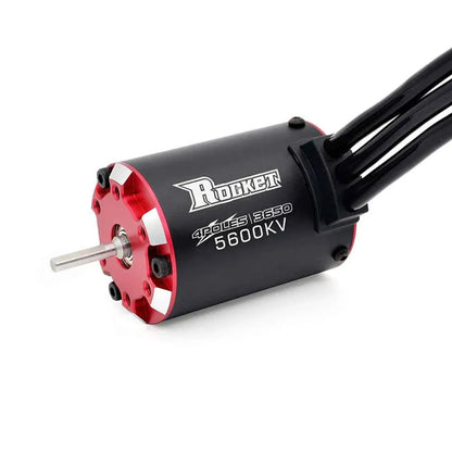 RC Motor Rocket 3650 Brushless Motor 5600KV 4700KV 4350KV 3250KV w/Temp Sensor for 1/8 1/10 RC Car