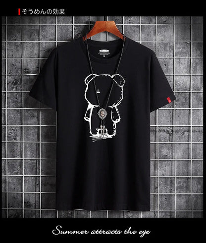 T Shirt for Men 2022 Newest Clothing Fitness White O Neck Anime Man T-shirt For Male Oversized S-6XL New Men T-shirts Goth Punk