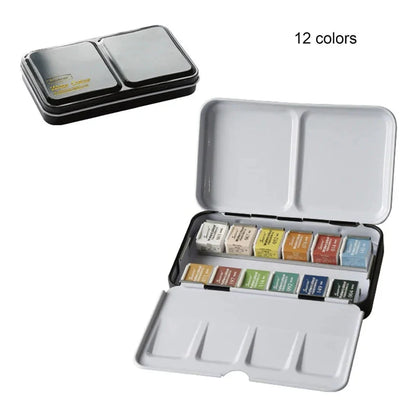 Superior Professional Solid Watercolor Paints Set With Water Brush Pen Water Color Paint Acuarelas Art Supplies For Artist