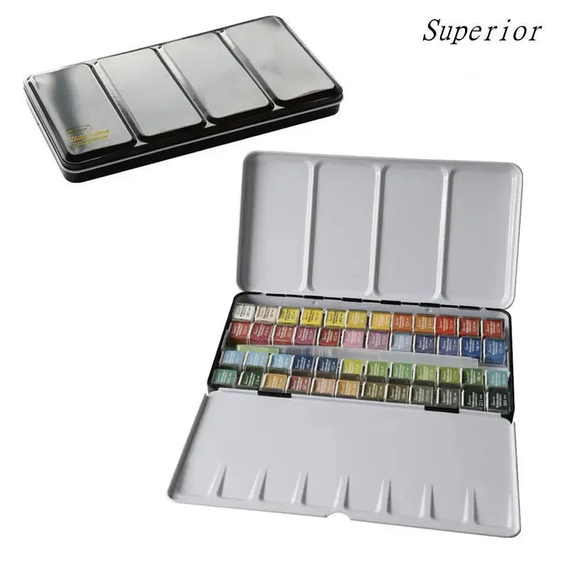 Superior Professional Solid Watercolor Paints Set With Water Brush Pen Water Color Paint Acuarelas Art Supplies For Artist