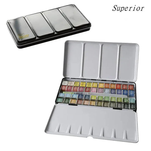 Superior Professional Solid Watercolor Paints Set With Water Brush Pen Water Color Paint Acuarelas Art Supplies For Artist