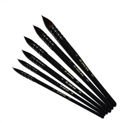 1pc Mop Watercolor Paint Brush Artist Nylon Round Painting Brushes for Acrylic Water Color Gouache Oil Painting Art Supplies