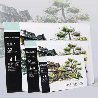 30 Sheets 1 Pieces A5 Paper Sketch Book Student Art Painting Sketch Watercolor Book Graffiti Sketchbook Art Supplies