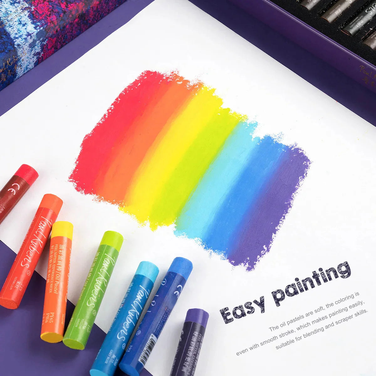 Paul Rubens Oil Pastels Professional Soft Oil Pastels for Artists, Beginners, Students, Kids Art Supplies