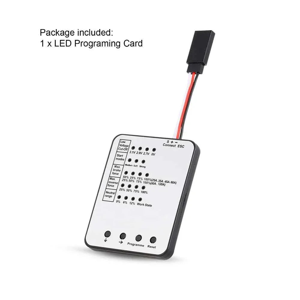 RC Car Program Card SURPASS HOBBY LED Programming Card for RC Car 25A/35A/45A/60A/80A/120A/150A Brushless ESC