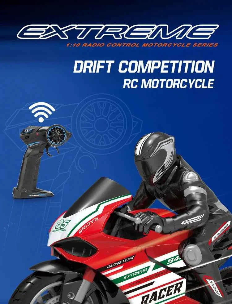 RC Motorcycles 1:6 1:10 Electric Motor RC Cars High Speed 4CH Remote Control Racing Motorcycle Drift Car Kids Xmas Festival Gift