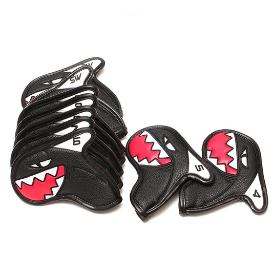 New 9pcs / Set Cool Golf Irons Headcovers  #4-9PAS Golf Iron Set Head Covers  for Man Women