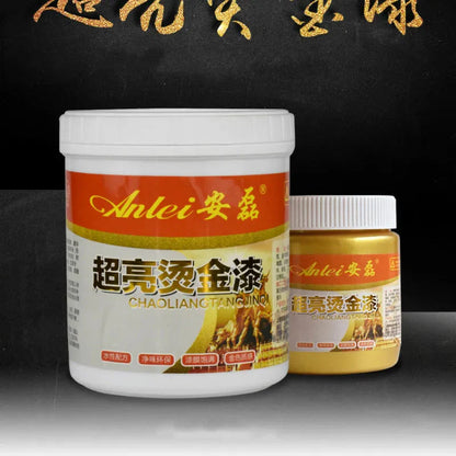 50g Bright Gold Paint,  Wood Paint, Metal Lacquer ,tasteless Water-based Paint, Can Be Applied on Any Surface