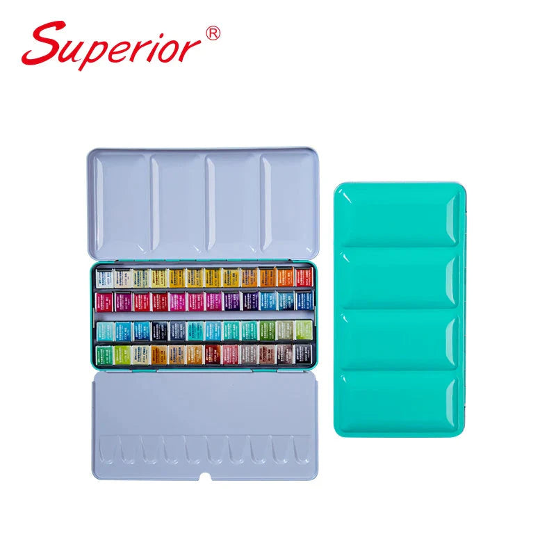 Superior Professional Solid Watercolor Paints Set With Water Brush Pen Water Color Paint Acuarelas Art Supplies For Artist