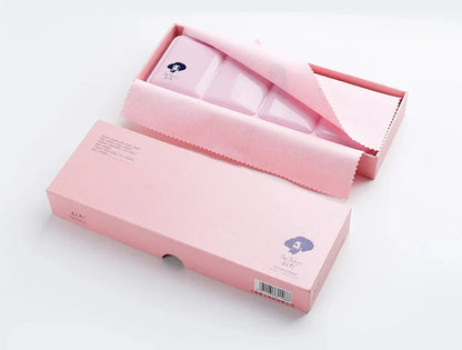 Original Paul Rubens 12/24/48 Pearlescent Watercolor Paint Set Portable Pink Box with Palette Flash Watercolor Paint
