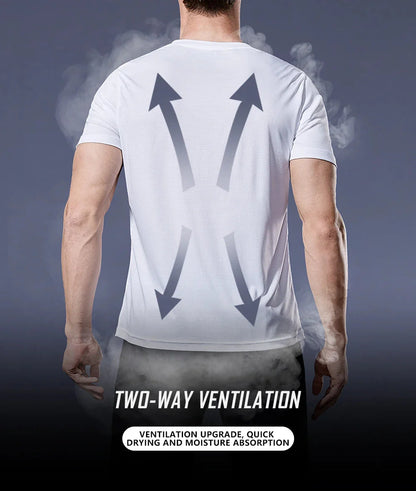 Men 's Fitness Gym T Shirts 2020 Shirt Homme Running Men Designer Quick Dry T-Shirts Running Slim Fit Tops Tees Sport Muscle Tee