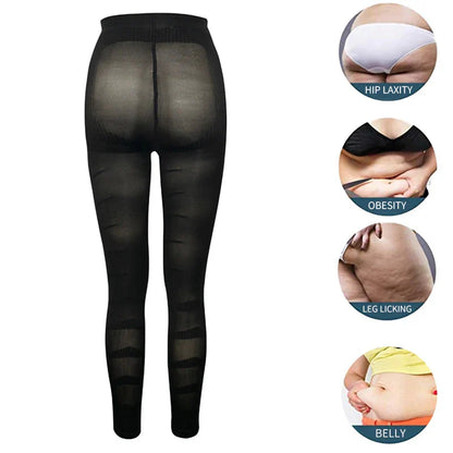 Anti Cellulite Compression Leggings Leg Shapewear Body Shaper Women Slimming Sheath Thigh Sculpting Slimmer Waist Trainer Pants