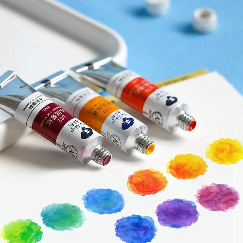 Superior Professional Solid Watercolor Paints Set With Water Brush Pen Water Color Paint Acuarelas Art Supplies For Artist