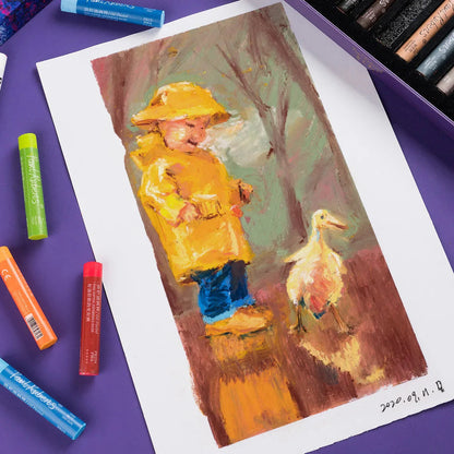 Paul Rubens Oil Pastels Professional Soft Oil Pastels for Artists, Beginners, Students, Kids Art Supplies