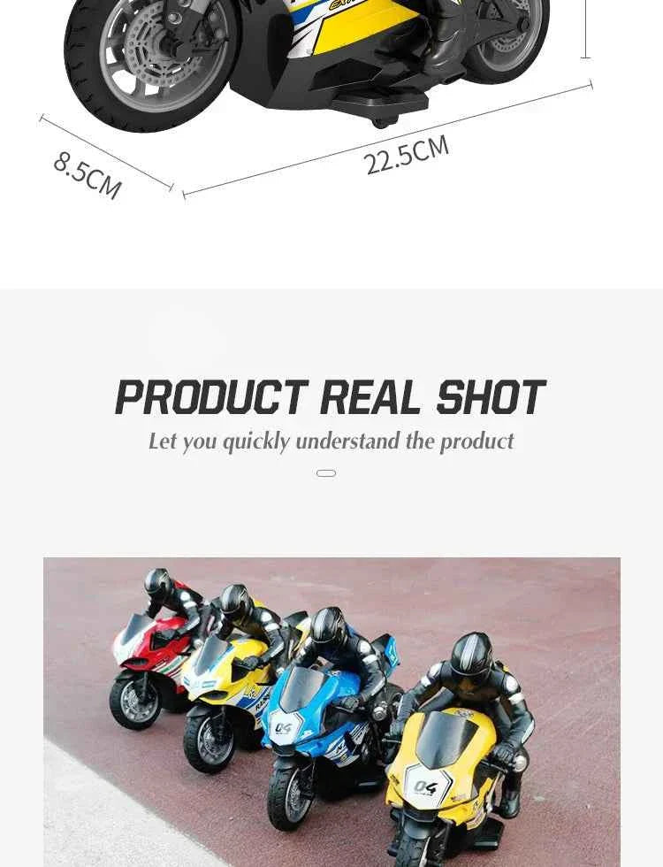 RC Motorcycles 1:6 1:10 Electric Motor RC Cars High Speed 4CH Remote Control Racing Motorcycle Drift Car Kids Xmas Festival Gift