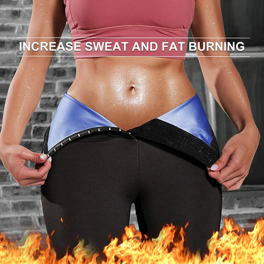 Womens Sauna Sweat Body Shaper High Waist Slimmer Tights Fitness Pants Workout Suit Slimming Waist Trainer Weight Loss Shapewear