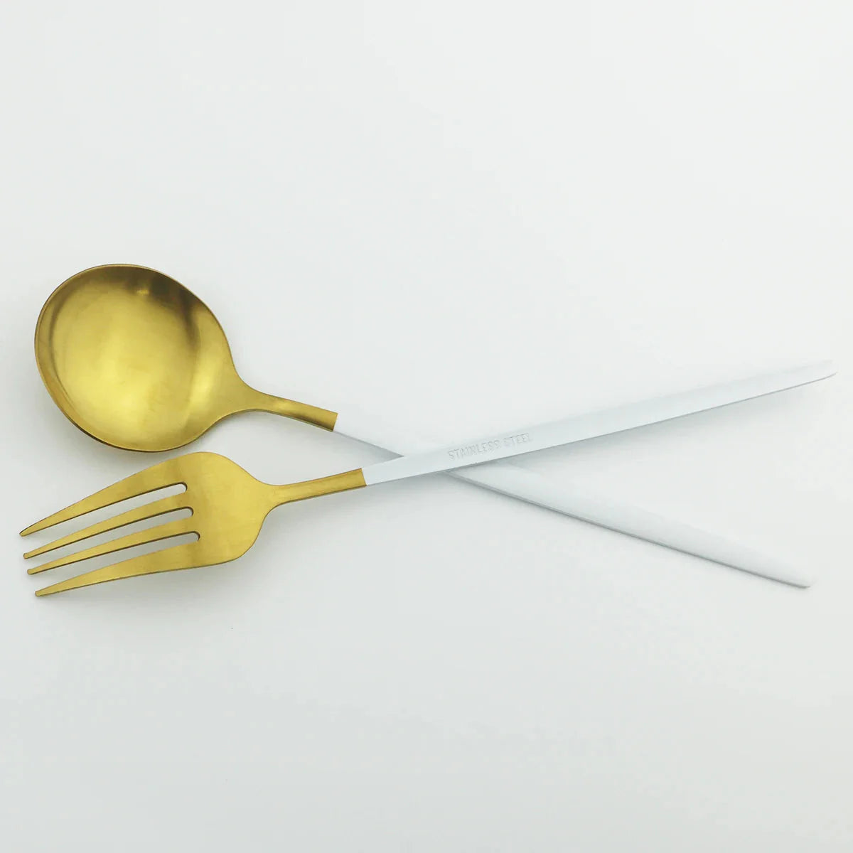 30 Pieces Dinnerware Matte Stainless Steel Cutlery Set Roes Gold Knives Fork Teaspoons Silverware Kitchen Party Dinner Tableware