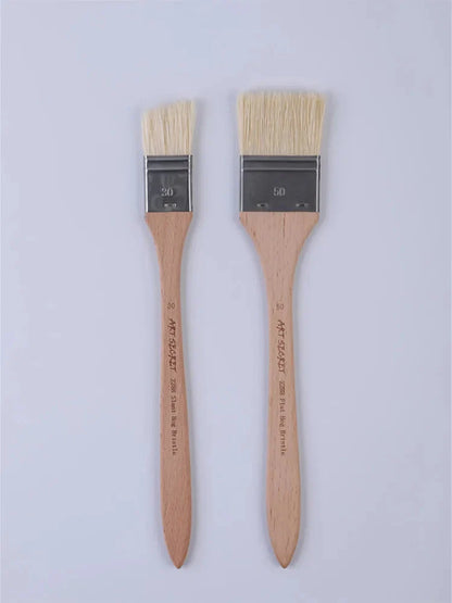 ArtSecret New Arrival 2288 24/Set Oil And Acrylic Painting Brush Hog Bristle Straw Mat Pouch&Canvas Pocket Artist Art Supplies