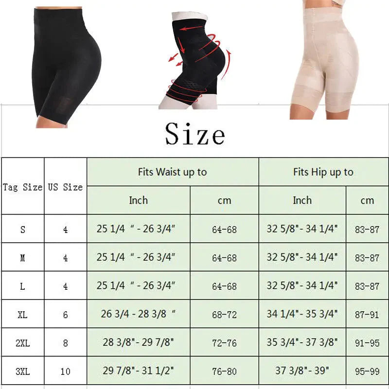 Women High Waist Shaper Panties Body Shaper Slimming Tummy Underwear Butt Lifter Seamless shaperwear Ladies Breathable Shorts
