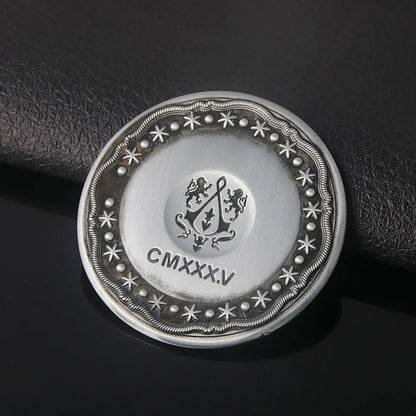 Big Size John Wick 4 Blood Oath Marker Coin Keychain Gold and Adjudicator Coin Metal Prop Accessories Collection Gift