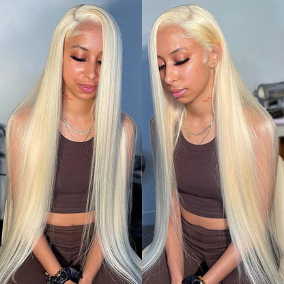 613 Blonde Lace Front Wig Human Hair  Wig  For Wowen Bone Straigh Human Hair Wigs 13X6 Hd Lace Frontal Wig 13X4 Lace Wigs