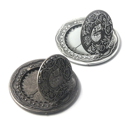 Big Size John Wick 4 Blood Oath Marker Coin Keychain Gold and Adjudicator Coin Metal Prop Accessories Collection Gift