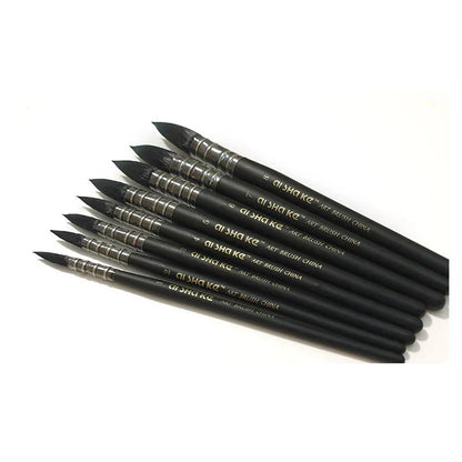 1pc Mop Watercolor Paint Brush Artist Nylon Round Painting Brushes for Acrylic Water Color Gouache Oil Painting Art Supplies