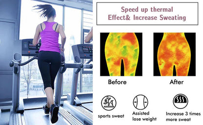 Womens Sauna Sweat Body Shaper High Waist Slimmer Tights Fitness Pants Workout Suit Slimming Waist Trainer Weight Loss Shapewear