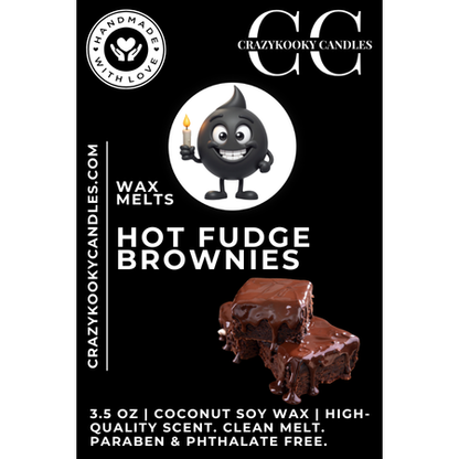 HOT FUDGE BROWNIES - Wax Melts, Scented Coconut Soy, 3.5oz