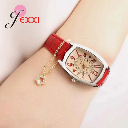 Wide Use Jewelry For Women 925 Sterling Silver Collection With Watch Necklace Bracelet Beautifully Gift For Female Accessory