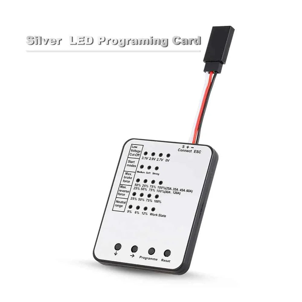 RC Car Program Card SURPASS HOBBY LED Programming Card for RC Car 25A/35A/45A/60A/80A/120A/150A Brushless ESC