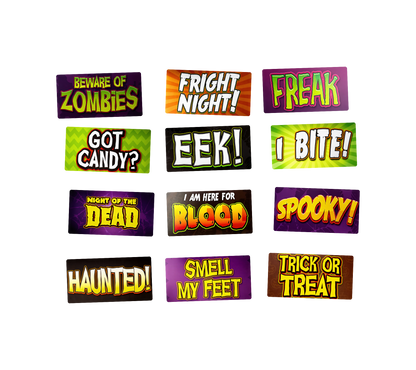 Halloween Photo Booth Props - DIY Spooky Party Signs