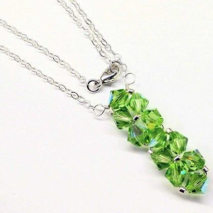 Handmade Swarovski Crystal Rock Candy Bar Necklace