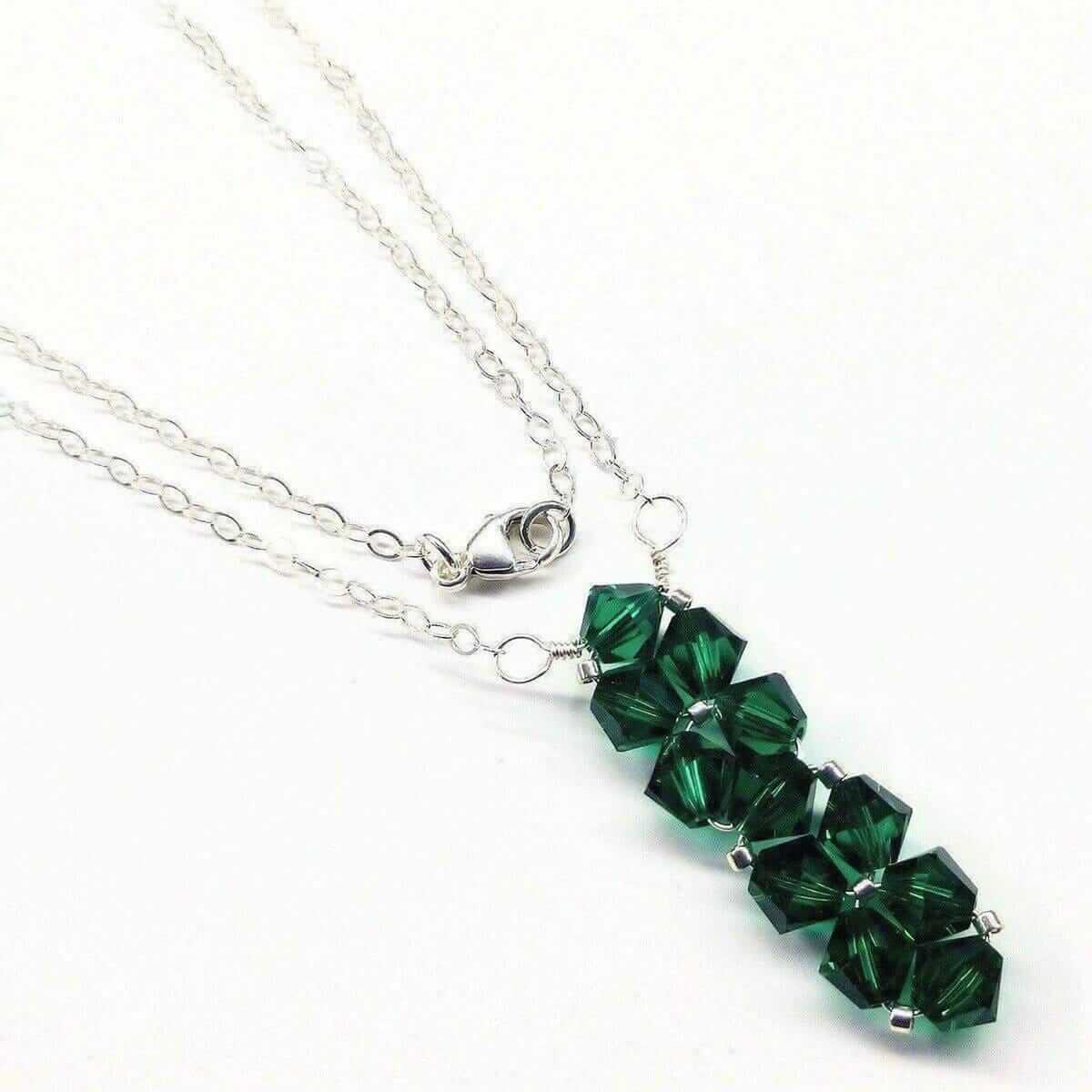 Handmade Swarovski Crystal Rock Candy Bar Necklace