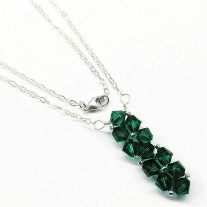Handmade Swarovski Crystal Rock Candy Bar Necklace