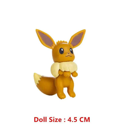 Pokemon 4-13Cm New Cartoons Movie Anime Figure Pikachu Mewtwo Charmander Blastoise Gurado Pet Action Model Toy Gifts