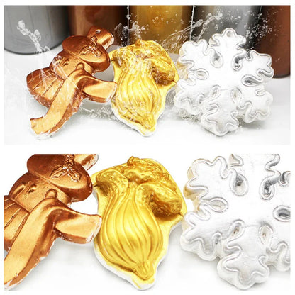 Metallic Acrylic Paint 5ML*5 Color Waterproof and Non-fading Plaster Sculpture Coloring DIY Hand-painted Graffiti Paint