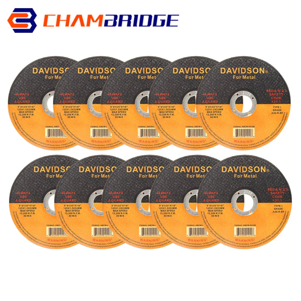 125mm Cut Off Wheel 5 " Metal Cutting Disc Angle Grinder Rotary Circular Saw Disc for Metal Stainless Steel Iron Cutting 1-30pcs