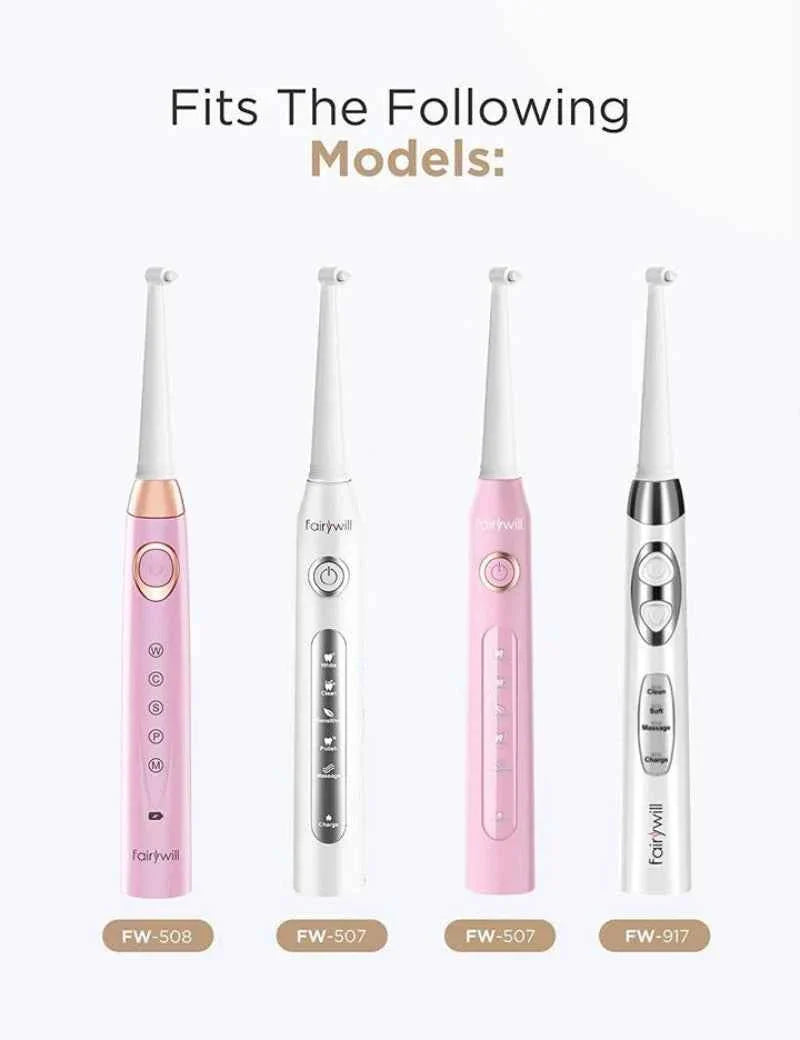 Fairywill Interdental Brush Heads Replacement Toothbrush heads for FW-507 FW-508 FW-917 FW-959 D7 D8 Sonic Electric Toothbrush
