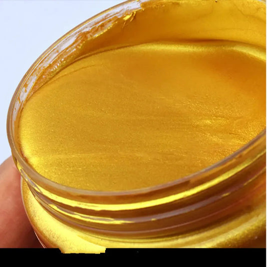 50g Bright Gold Paint,  Wood Paint, Metal Lacquer ,tasteless Water-based Paint, Can Be Applied on Any Surface