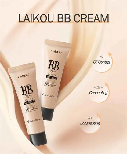 BB Cream Base Makeup Long Lasting Waterproof Brighten Skin Tone Cover Blemishes 30ml Concealer Foundation Liquid Face Makeup