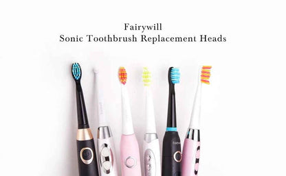 For Fairywill Interdental Brushs Heads Electric Toothbrush Replacement Sonic Toothbrush heads for FW-507 FW-508 FW-917 FW-959