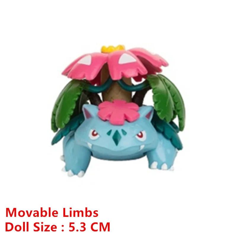 Pokemon 4-13Cm New Cartoons Movie Anime Figure Pikachu Mewtwo Charmander Blastoise Gurado Pet Action Model Toy Gifts