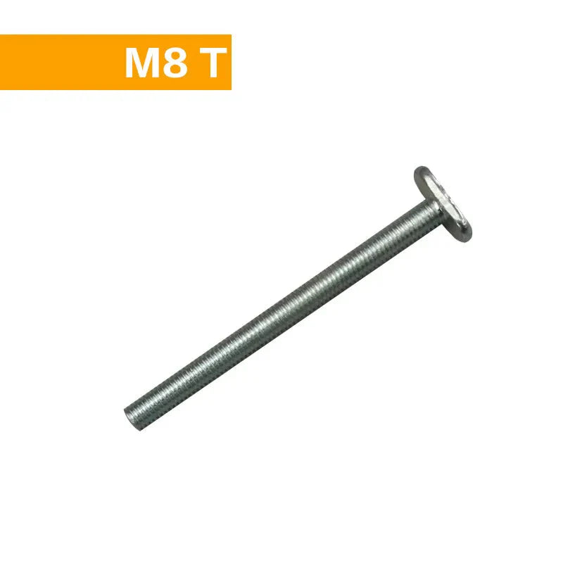 T Track Slider M8 T Screw M8 Nut Saw Table Acting Hold Down Clamp for T-Slot T-Track Woodworking  DIY Tools