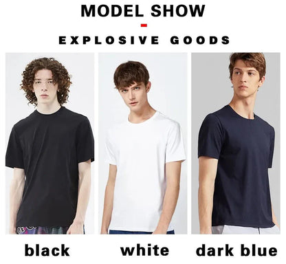 I Like My Motorcycle And Maybe 3 People T-Shirts Men Casual Loose Clothing Oversized Summer Tops Cotton Cartoon Mens Tshirts