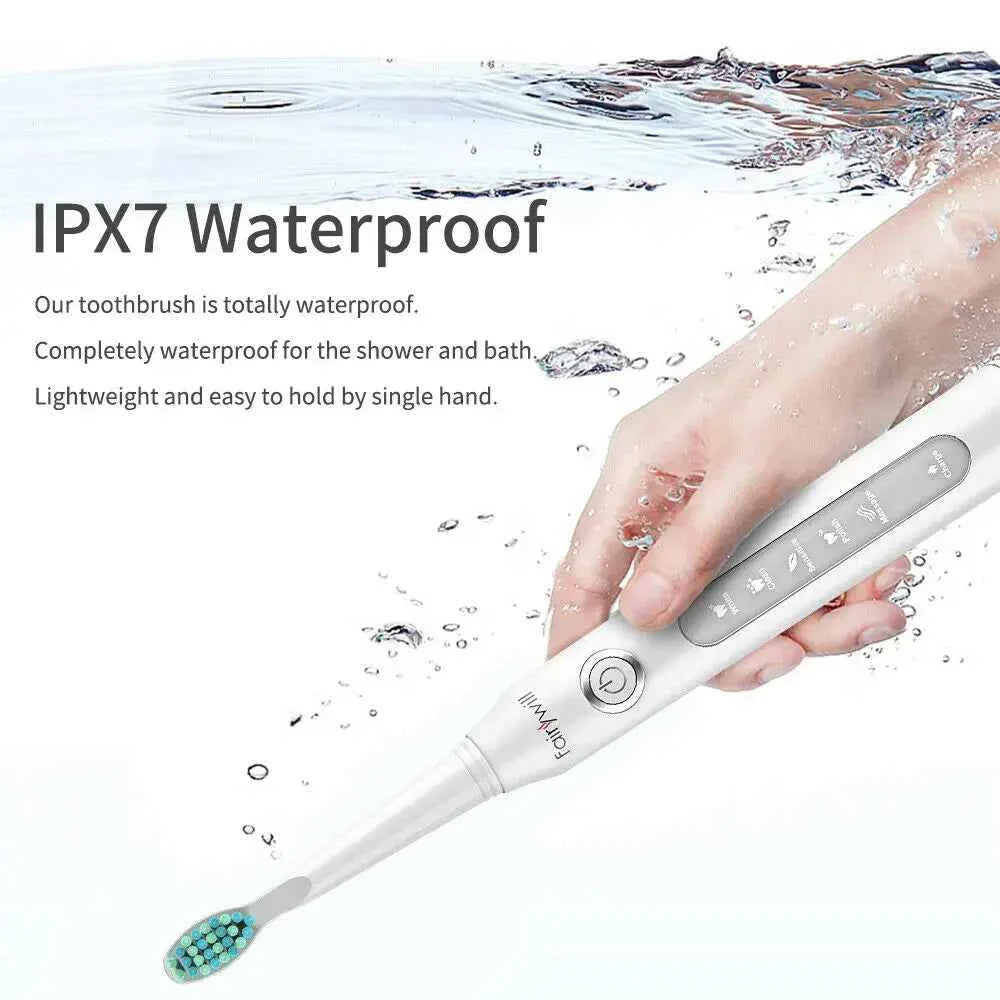 Fairywill FW-507 Electric Sonic Toothbrush - Rechargeable Adult Waterproof Toothbrush with 5 Modes