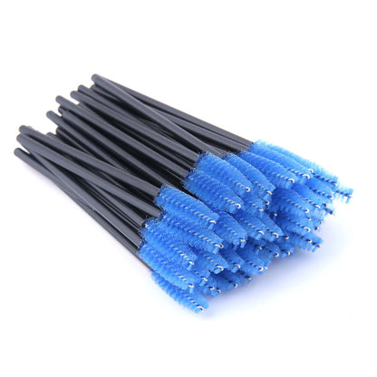 Lanjinglin 5/50pcs Eyelash Brush Crystal Eyelash Soft Eye Lashes Extension Mascara Wands Makeup Professional Makeup Tool