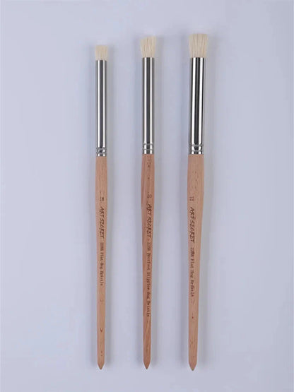 ArtSecret New Arrival 2288 24/Set Oil And Acrylic Painting Brush Hog Bristle Straw Mat Pouch&Canvas Pocket Artist Art Supplies