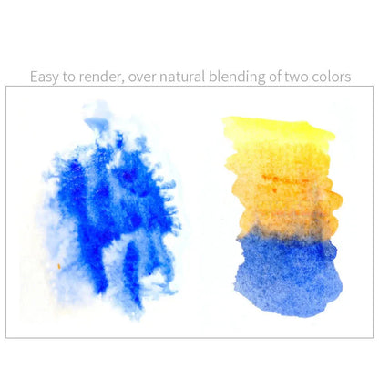 US QOR Artistic Watercolor Paints Set Tin box Pigment Solid Paint Set Palette High Concentration for Artist Painting Drawing