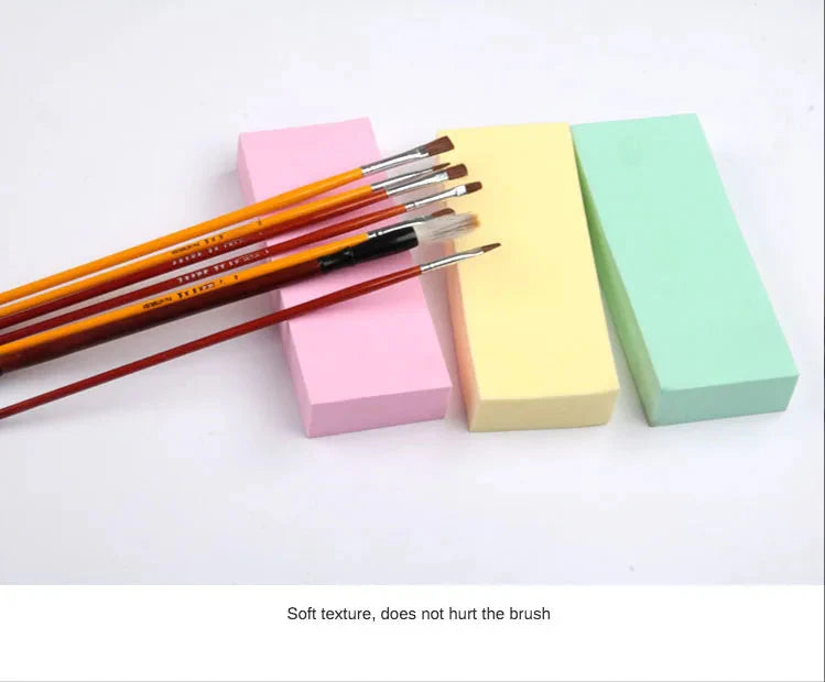 1 pcs Art supplies gouache watercolor sponge absorbent sponge brush Strong water absorption pigment sponge Color random send